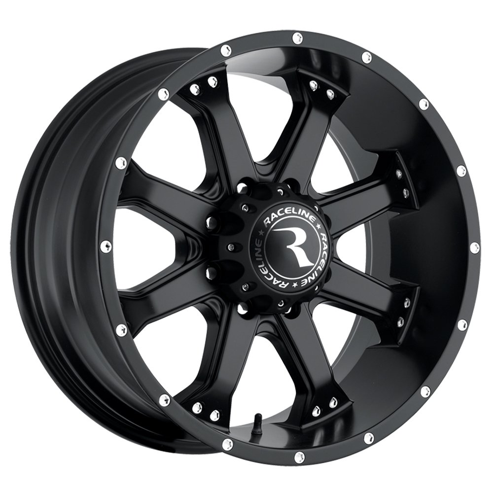 Amazon.com: Raceline Wheels ASSAULT BLACK 18X9 8X6.5 +18mm (5.70